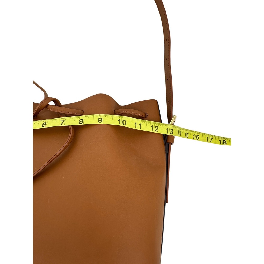 PARIS/64 Always Caramel Bucket Bag Cognac Brown Leather Drawstring Spain Luxury - Picture 15 of 16